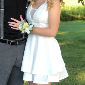 white homecoming dress